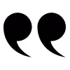 Left quotation mark icon